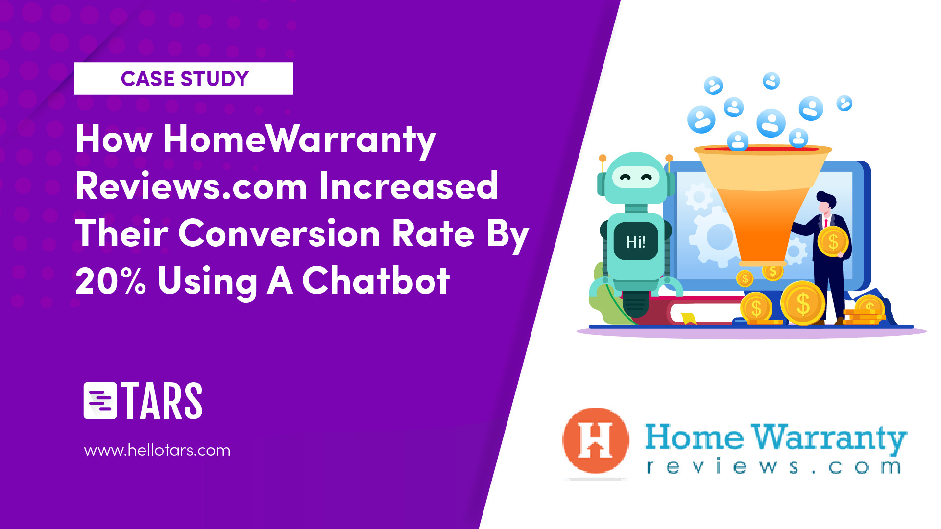 How HomeWarrantyReviews.com Increased Their Conversion Rate By 20% Using an AI Agent