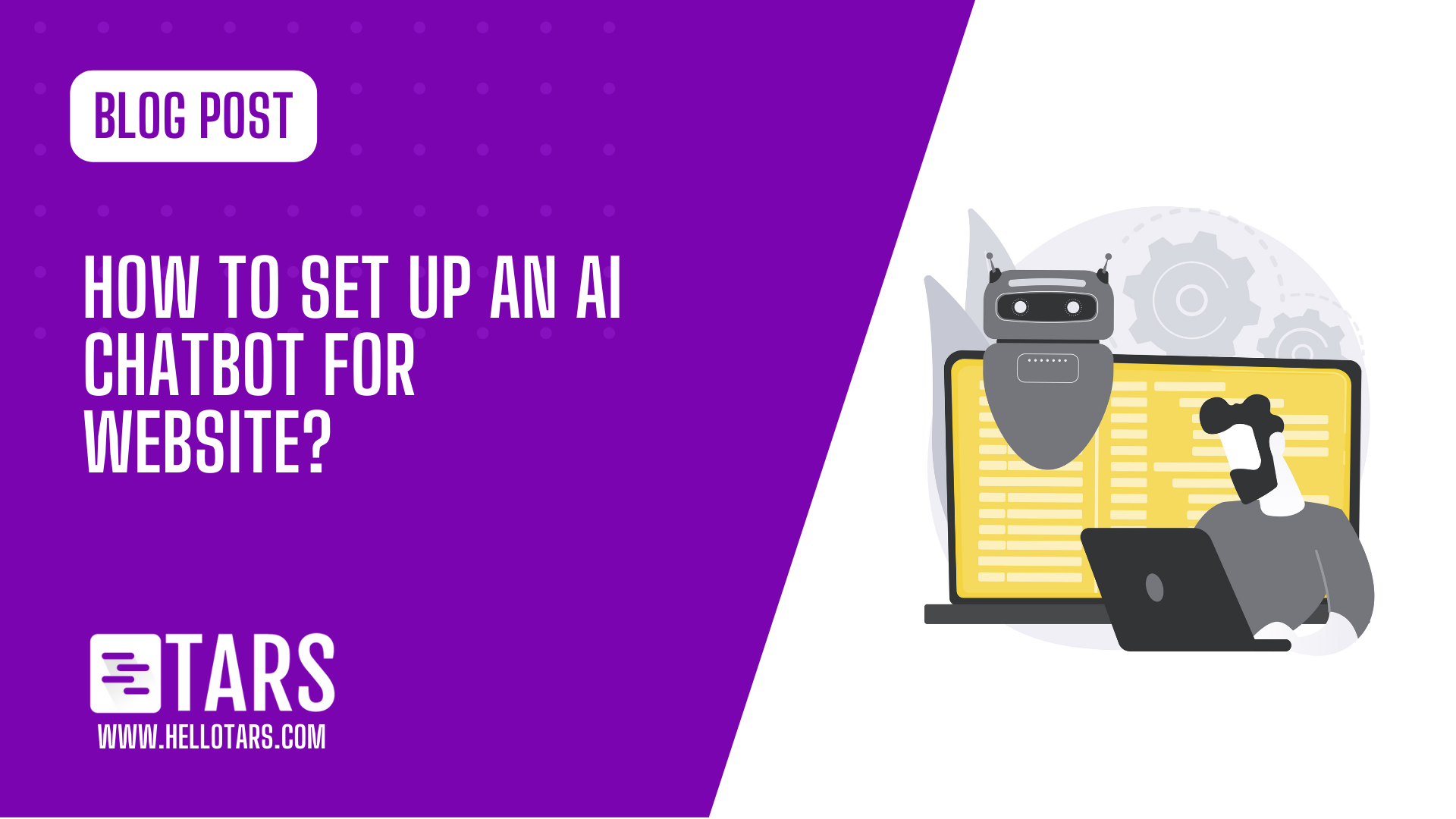 How to Set Up an AI Chatbot for Website? - Tars Blog