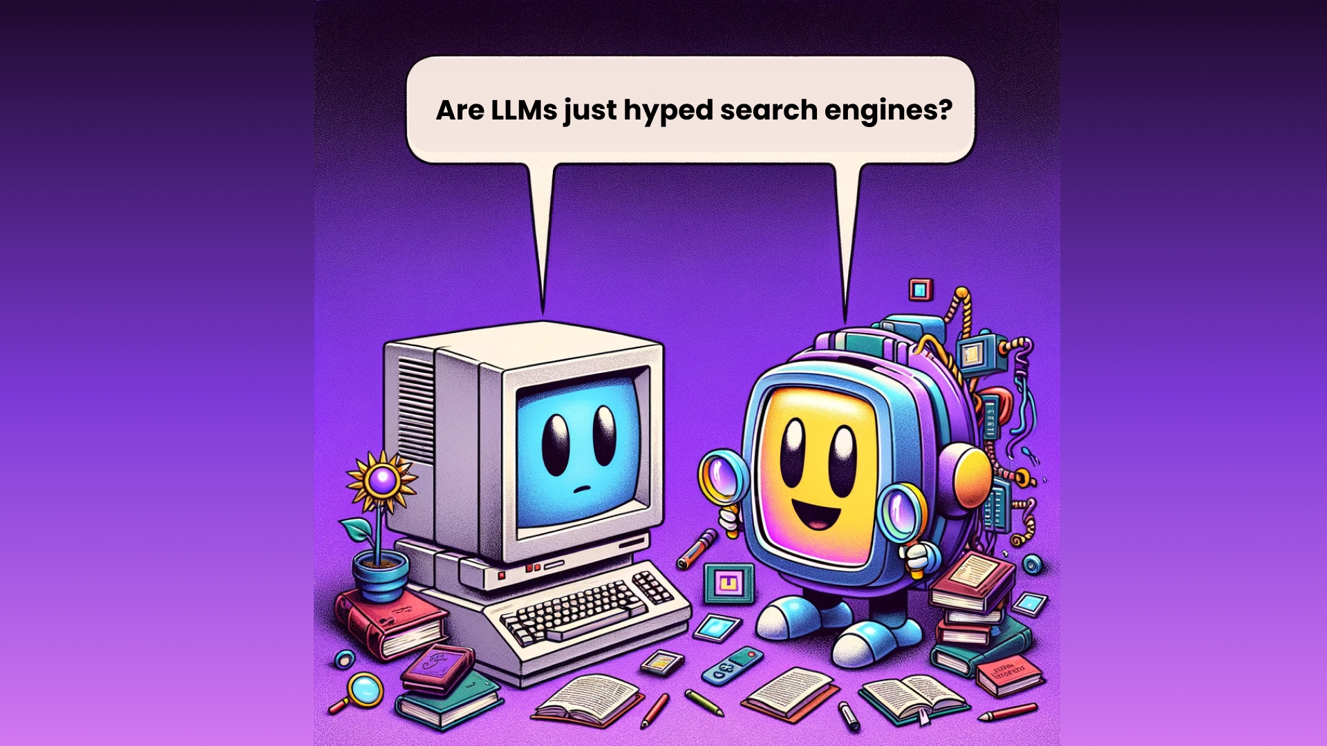 Are LLMs Just Hyped Search Engines?