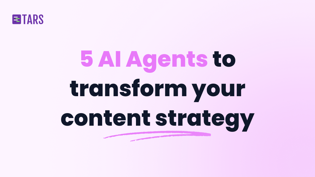 5 AI Agents for Marketers