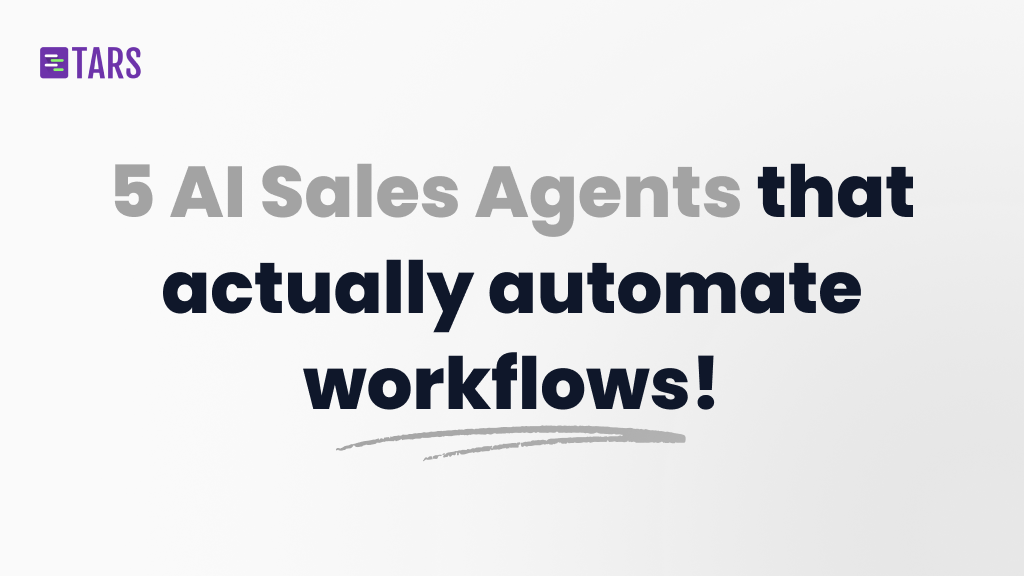 5 AI sales agents