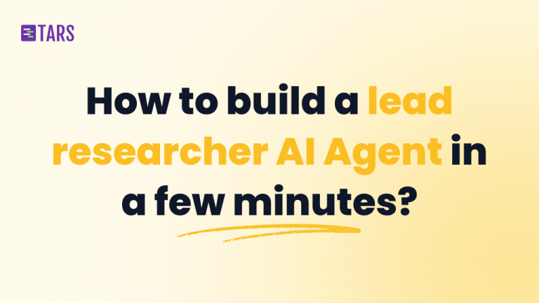 lead researcher AI Agent