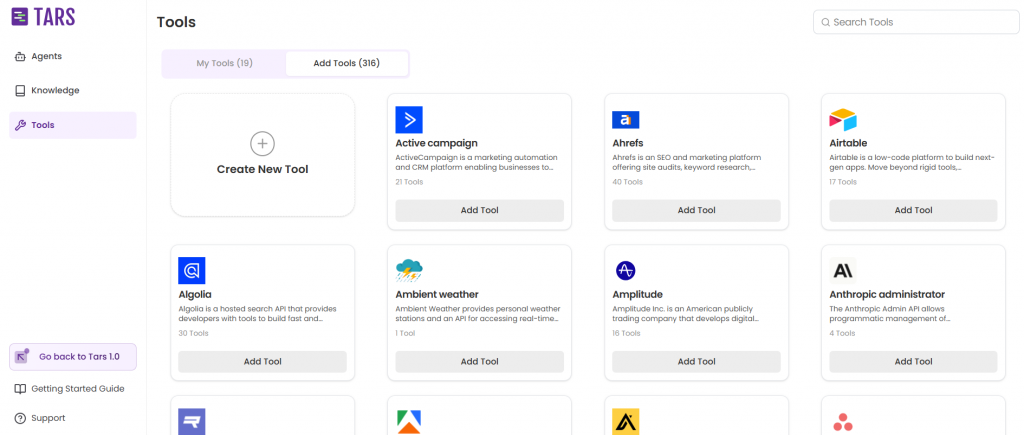 Tools for ai agents