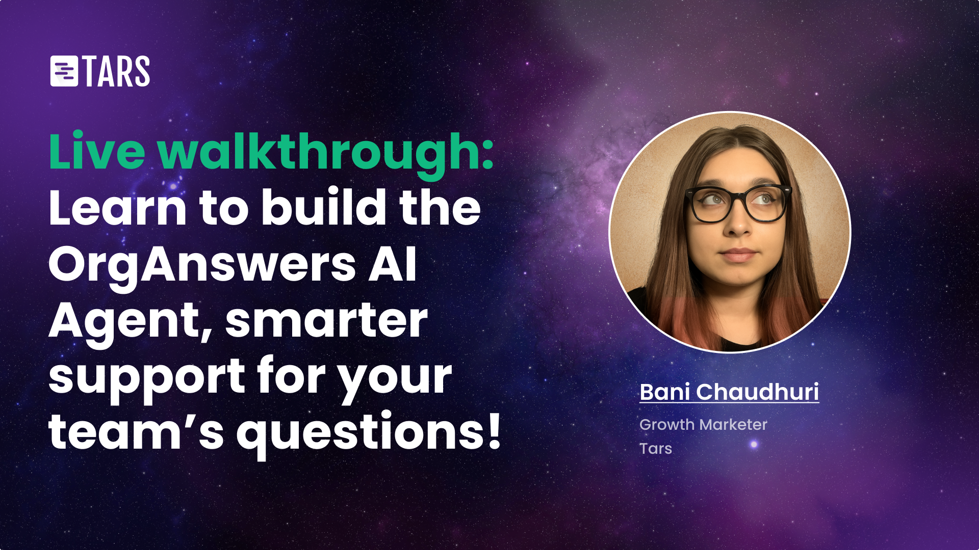 [Webinar] OrgAnswers AI: Building your first employee Q&A AI Agent