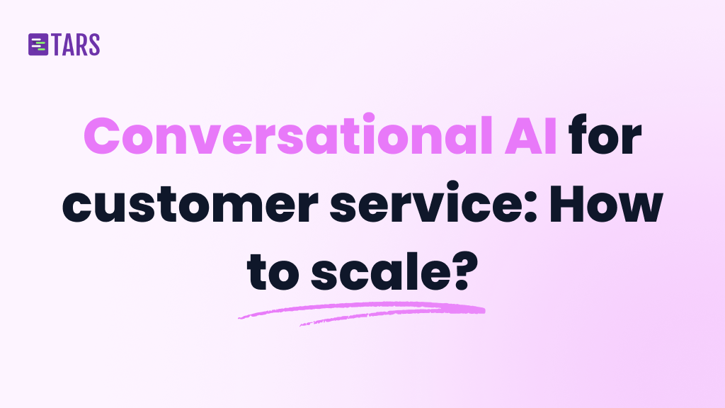 Conversational AI for customer service