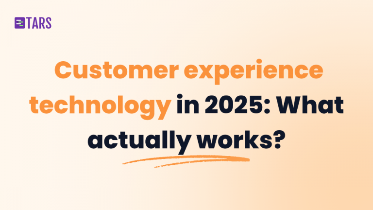 Customer experience technology
