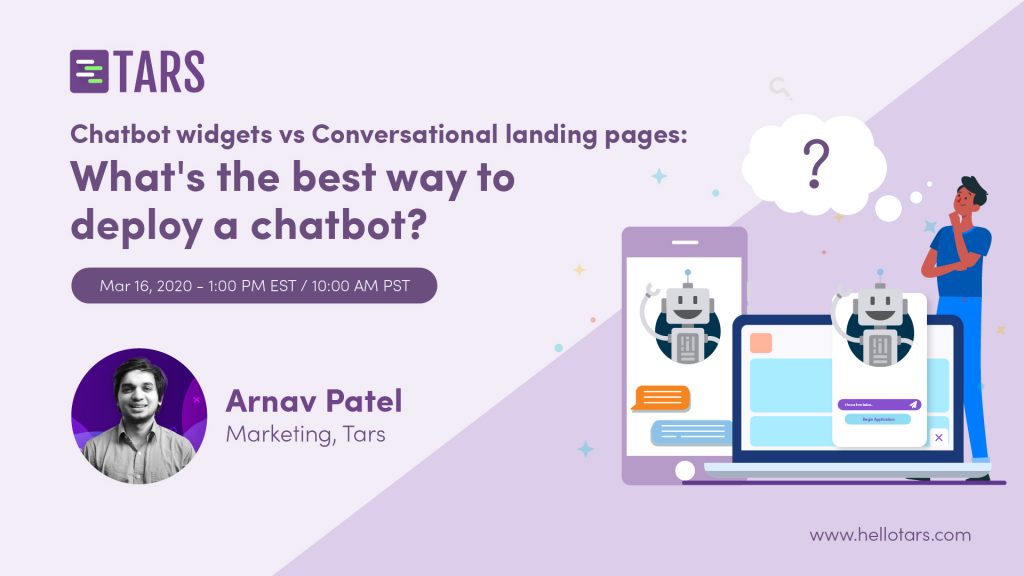 Conversational landing pages vs Chatbot widgets