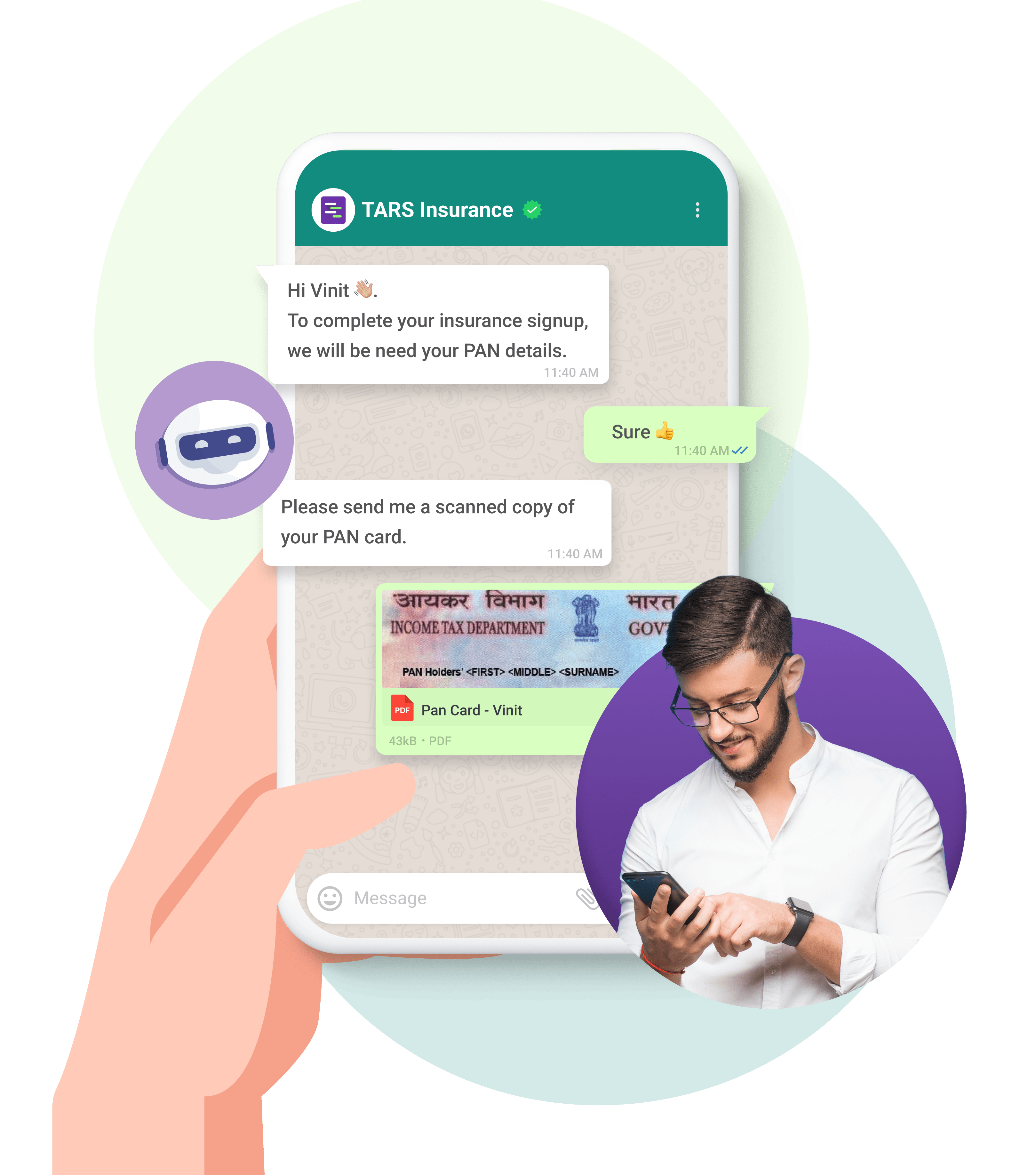 Chat Based eKYC- Insurance